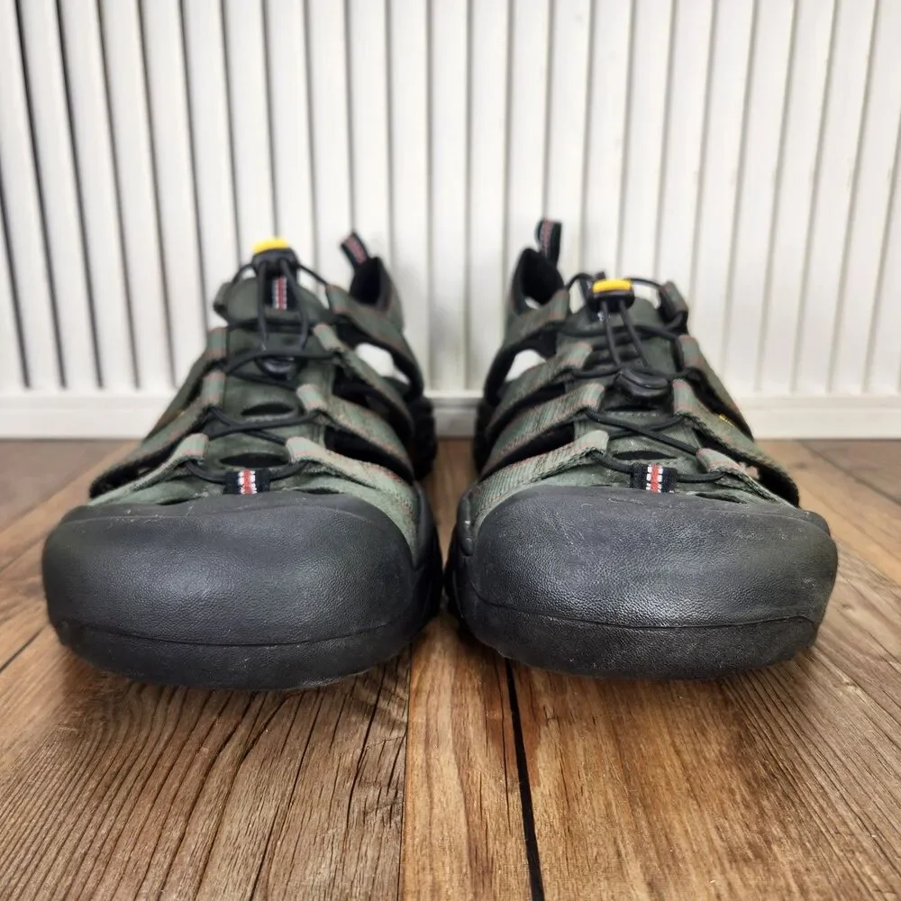 Keen Newport H2 Sport Sandals Mens Size 13 Green Waterproof Hiking Outdoor Shoes